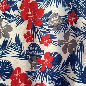 Pabst Blue Ribbon Hawaiian Shirt
